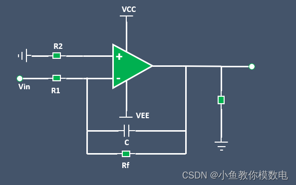 运算放大器积分电路上并联的电阻什么作用