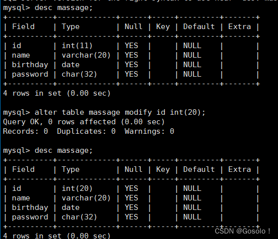 MySQL--表的使用--0409