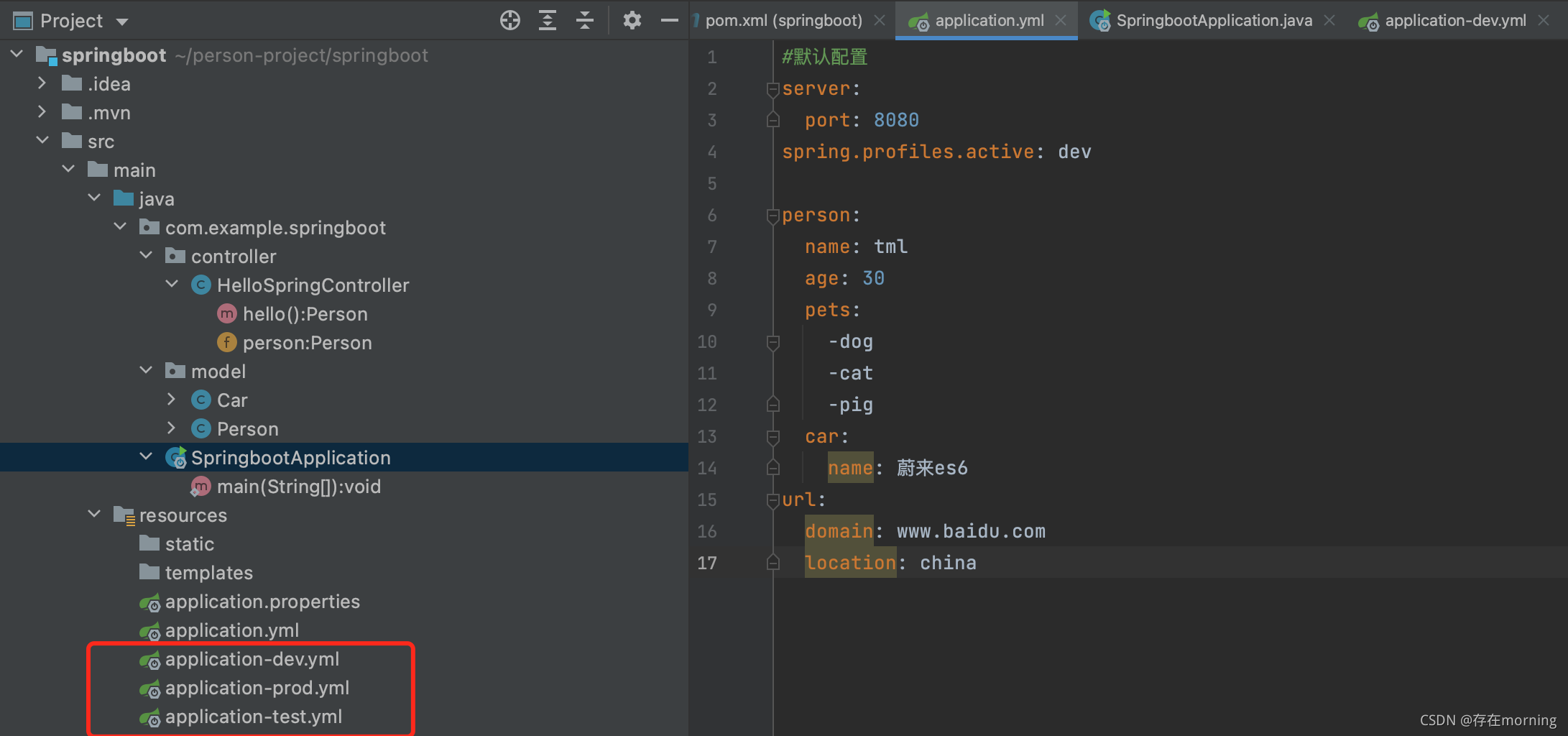 【SpringBoot学习笔记 三】Profile多环境配置及配置优先级_@env@-CSDN博客