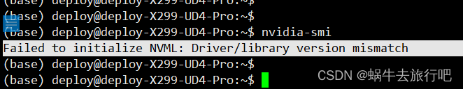 Nvidia显卡failed To Initialize Nvml Driverlibrary Version Mismatch错误解决方案driverlibrary Version 9223