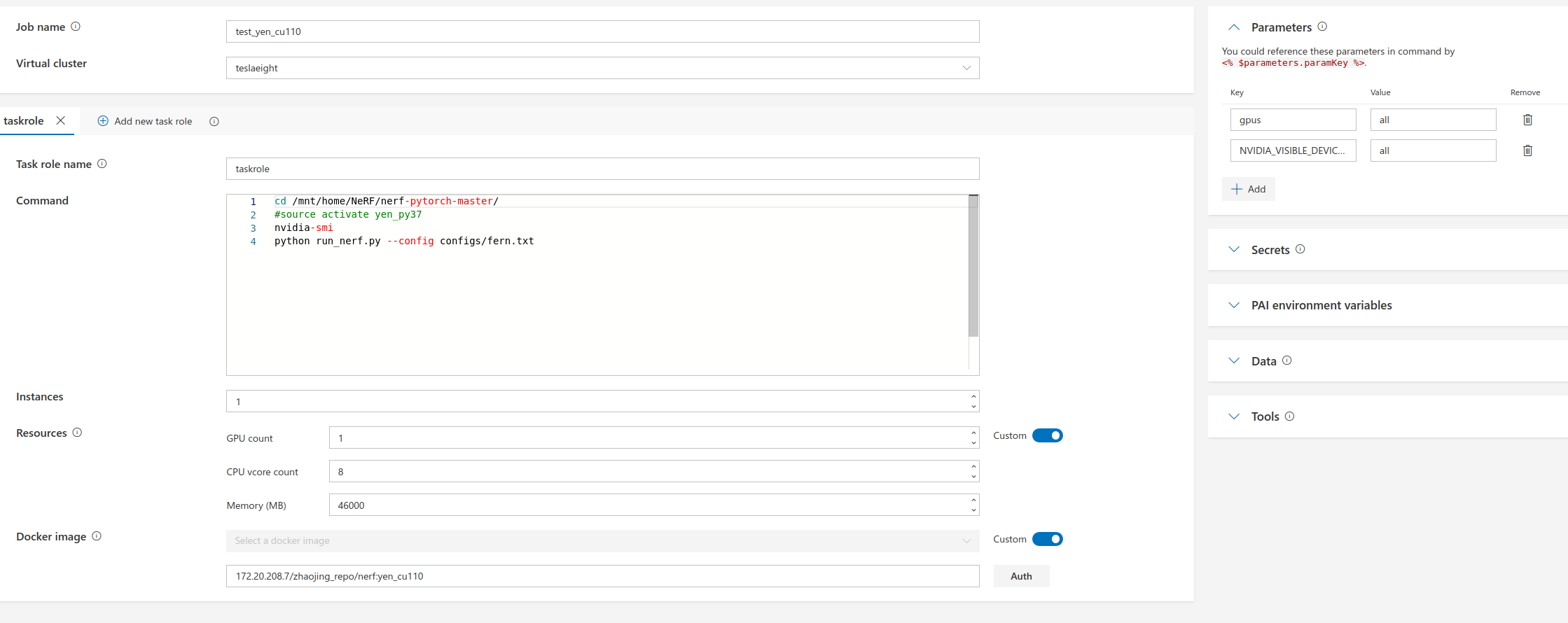 Docker容器，针对不同集群环境的配置方法_nested mappings are not allowed in compact