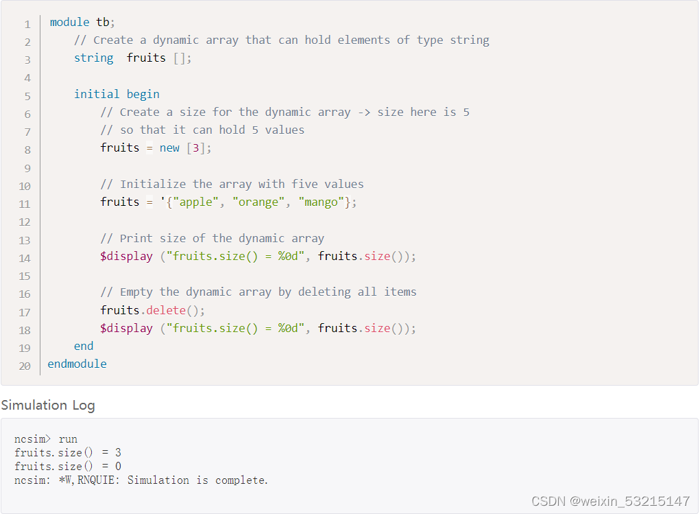 SystemVerilog笔记——Arrays_systemverilog三维数组-CSDN博客