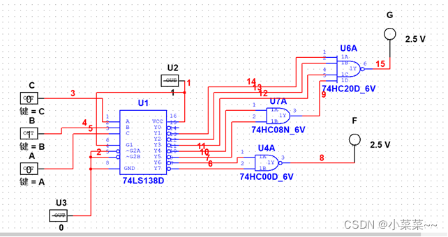 74ls138实验电路图图片
