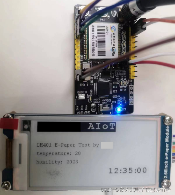 【LM401】STM32WLE5+SPI接口驱动 2.66inch e-paper 墨水屏