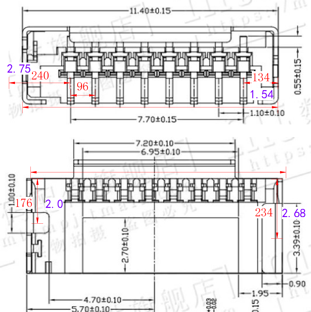 ▲ 图1.3.1 在图形上测量几何位置