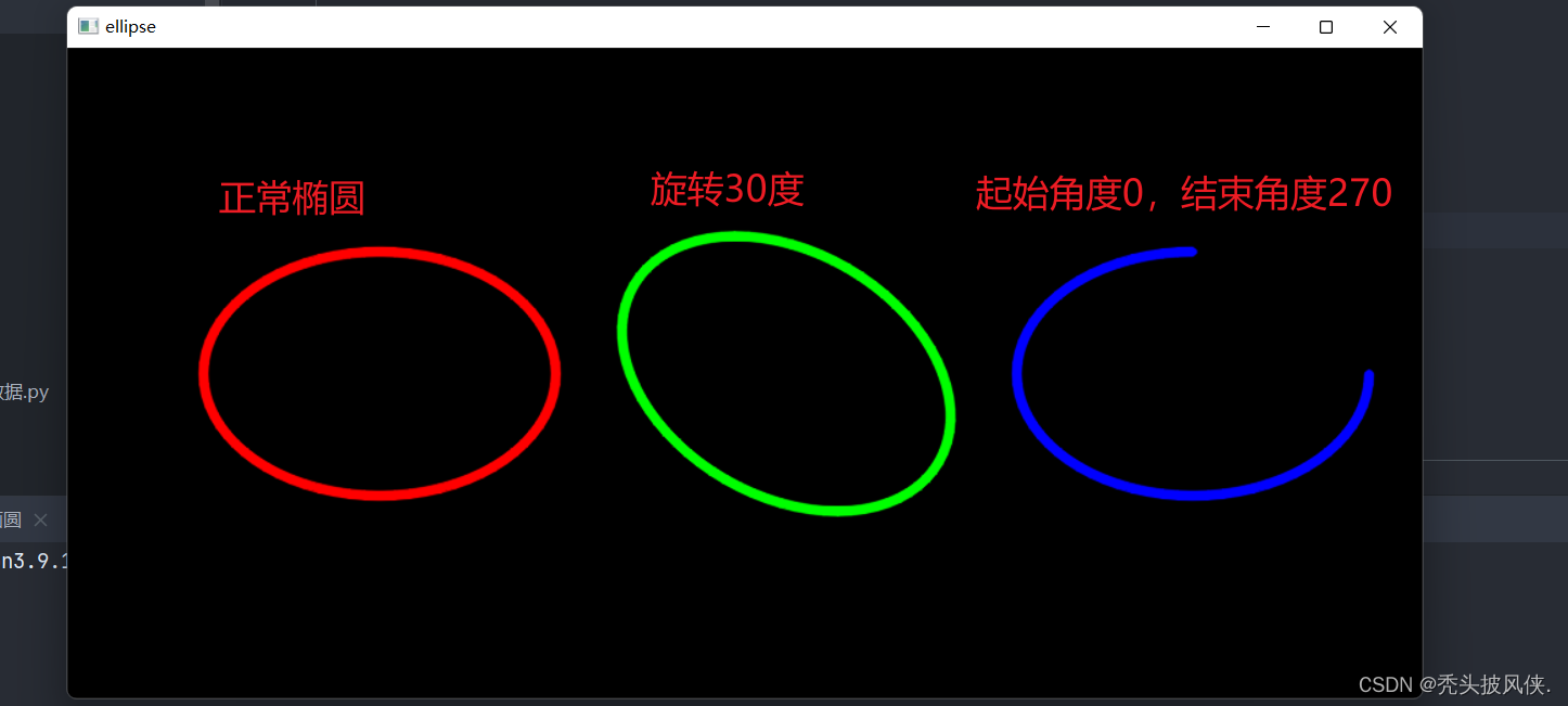 opencv绘制图形和文字，一篇文章学会绘制图形操作