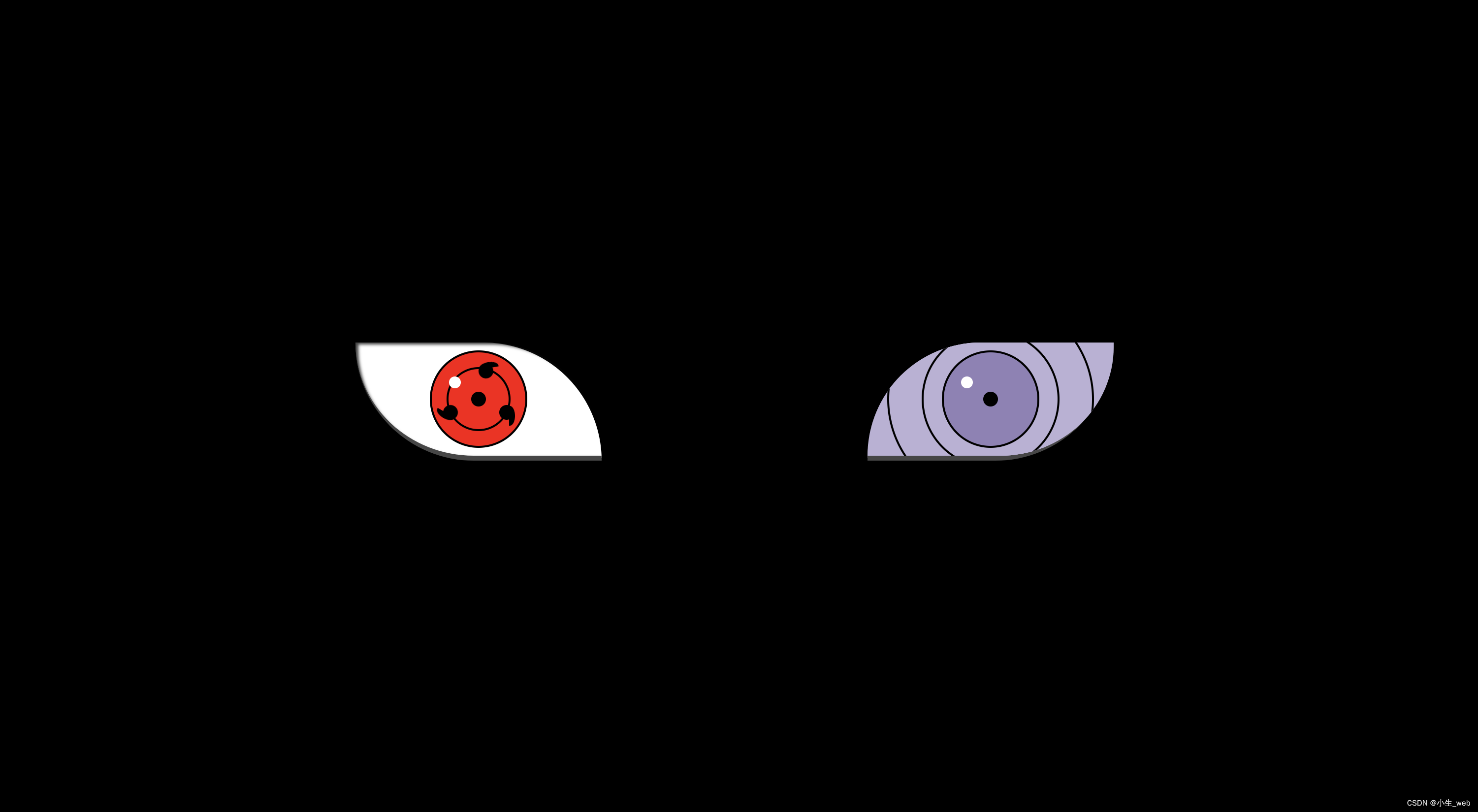 html css 血轮眼轮回眼特效!