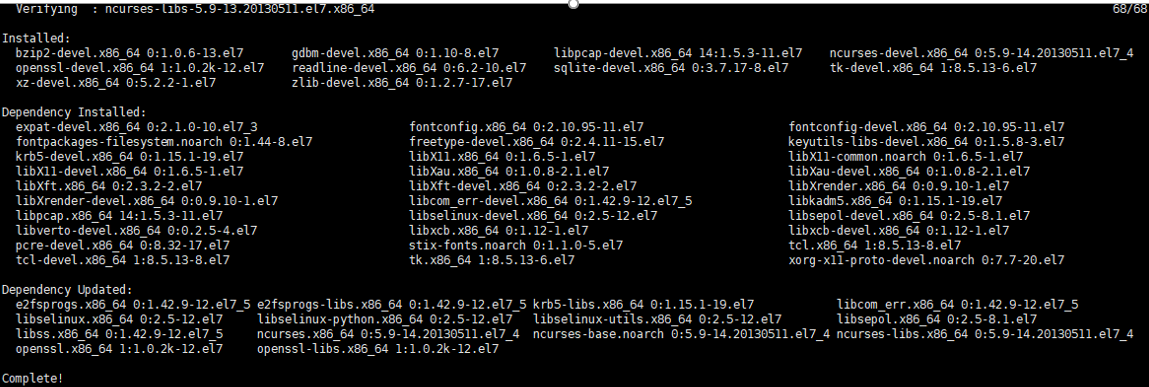 yum install python 3.7