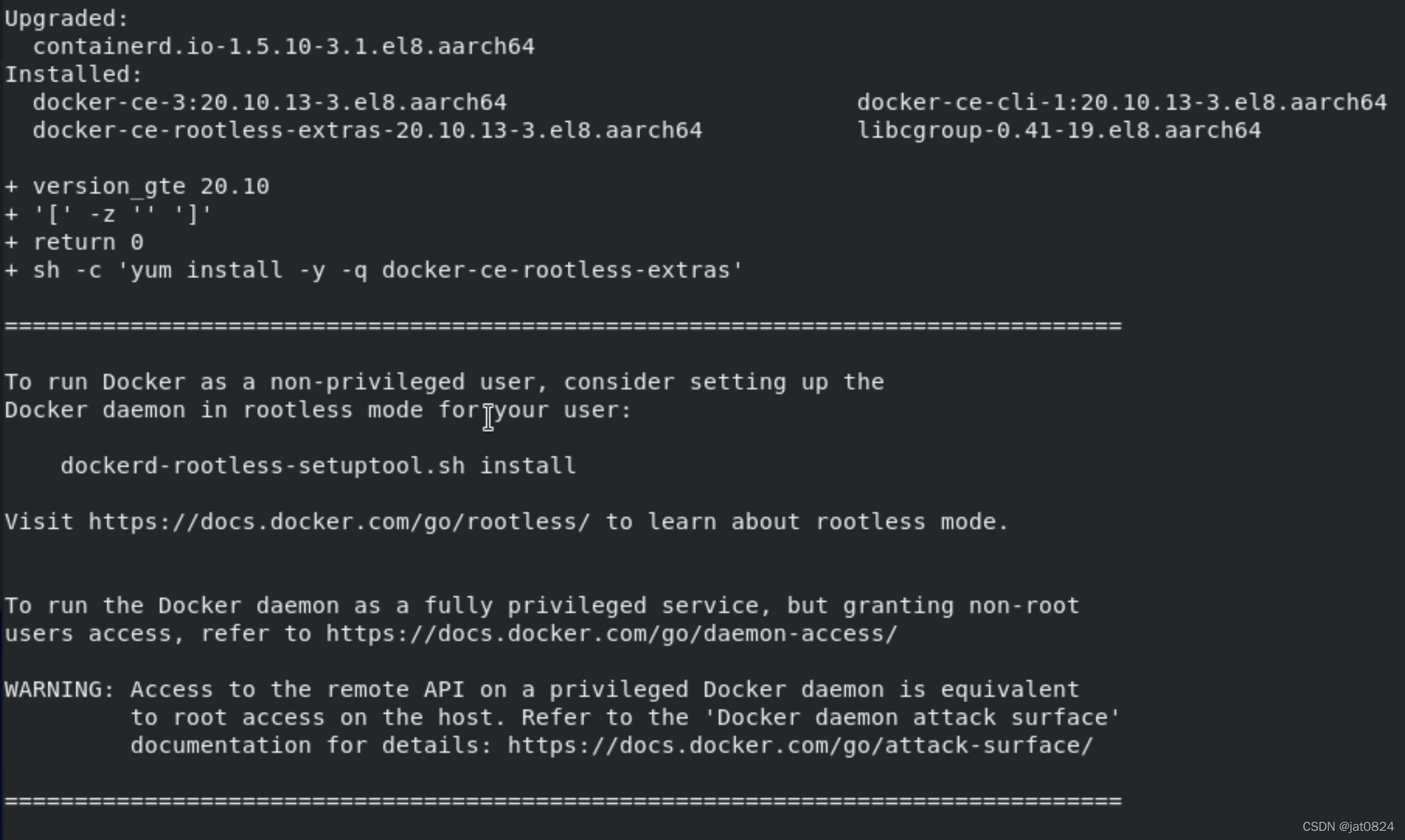 centos8-docker-finish