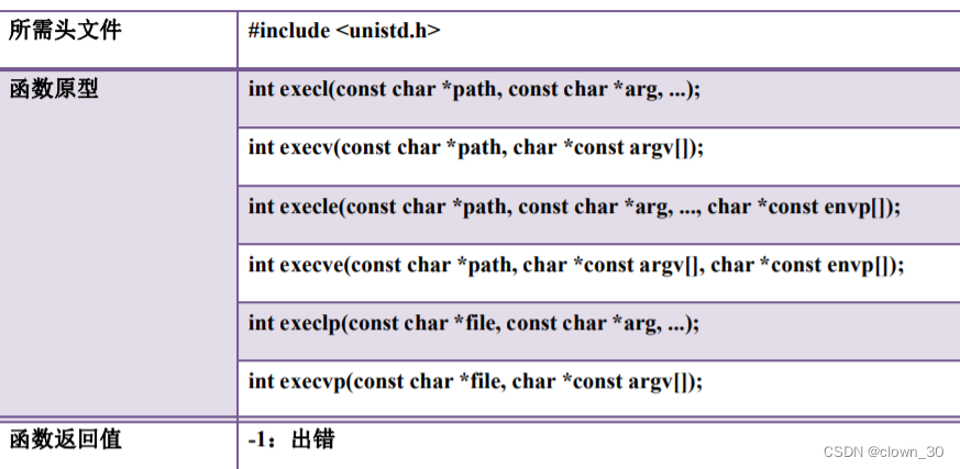 IO进程线程、开启进程frok函数，exec函数族