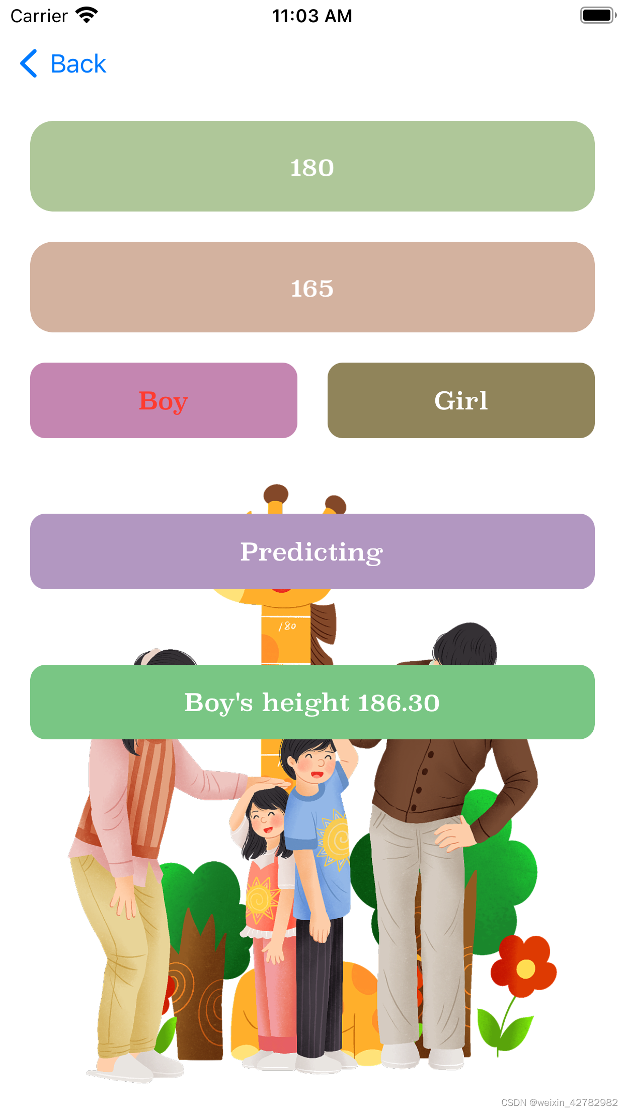 “PredictingChildrenHeight“ app Tech Support（URL）