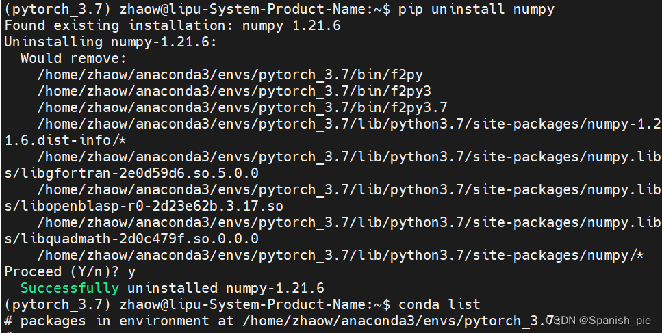 服务器Linux系统安装pytorch配置环境