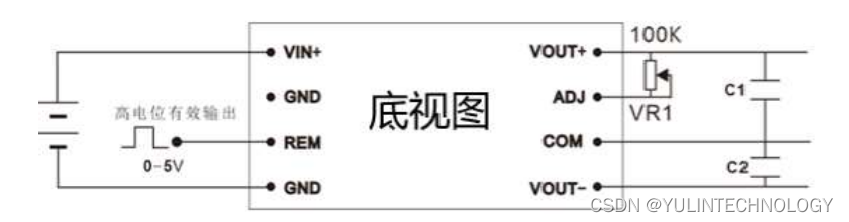 隔离系列 宽电压输入 正负高电压稳压输出 高压稳压电源模块