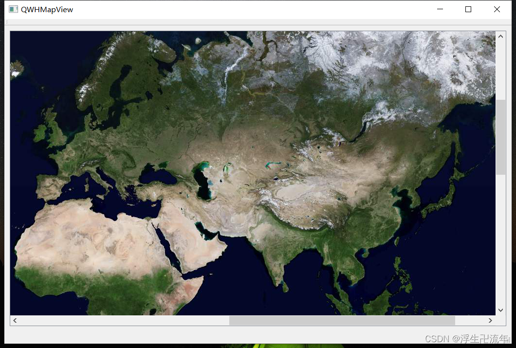 QGraphicsView实现简易地图1『加载离线瓦片地图』