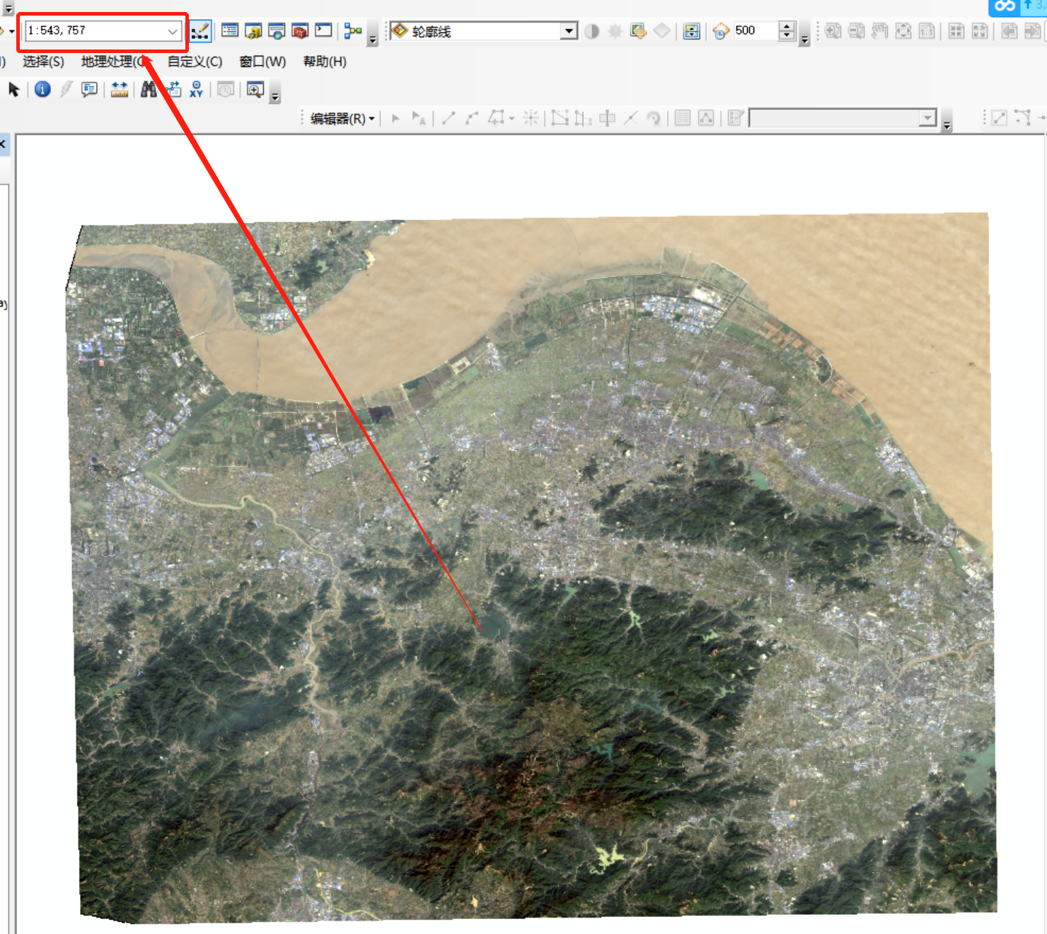 【板栗糖GIS】arcmap—如何对比例尺和分辨率进行简单换算