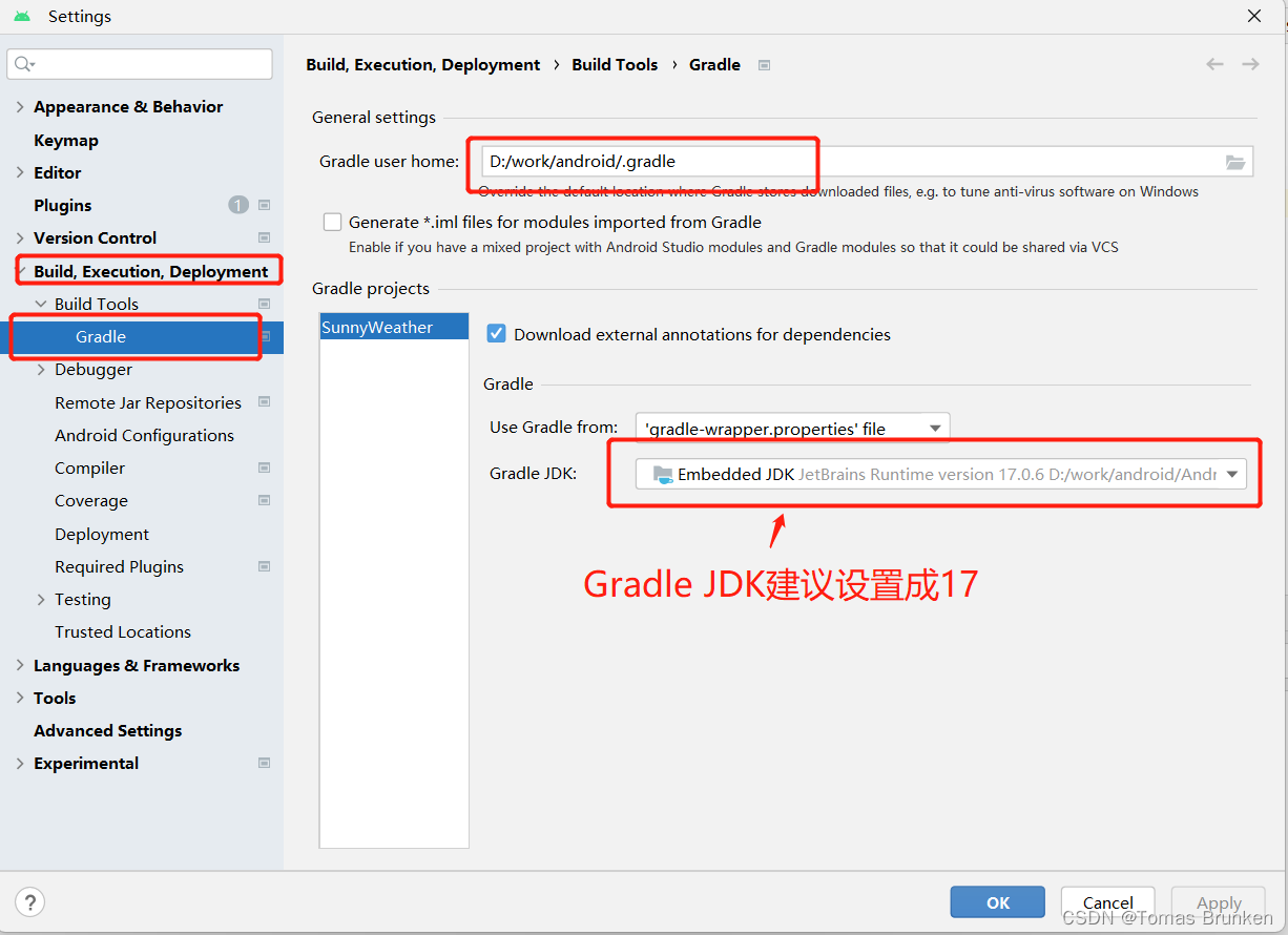 .Gradle文件夹位置是D:/work/android/.gradle