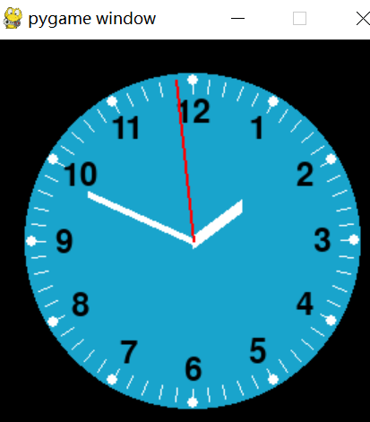 python pygame 做的实时时钟analog clock（附免费全部代码）_pygame中clock-CSDN博客
