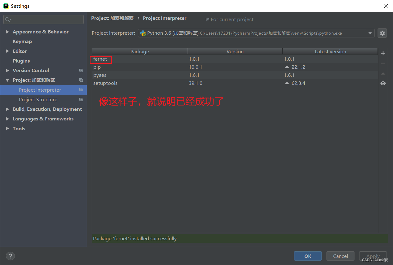 安装python里强大的加解密库Fernet图文教程(详细版)-CSDN博客