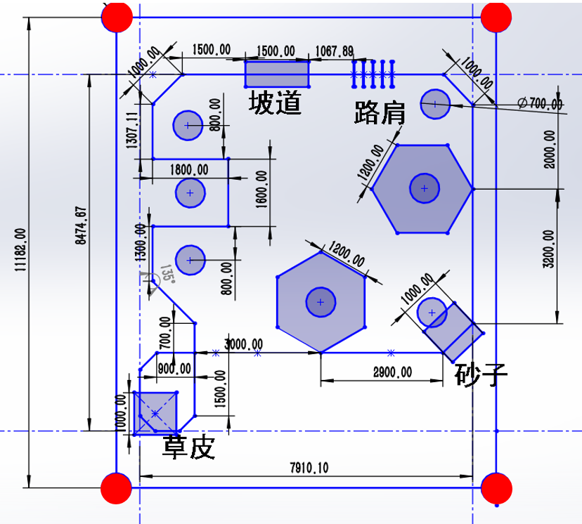 ▲ 图10.1.1 赛道设计与铺设