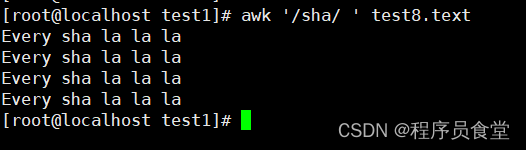 【Linux】 awk命令使用