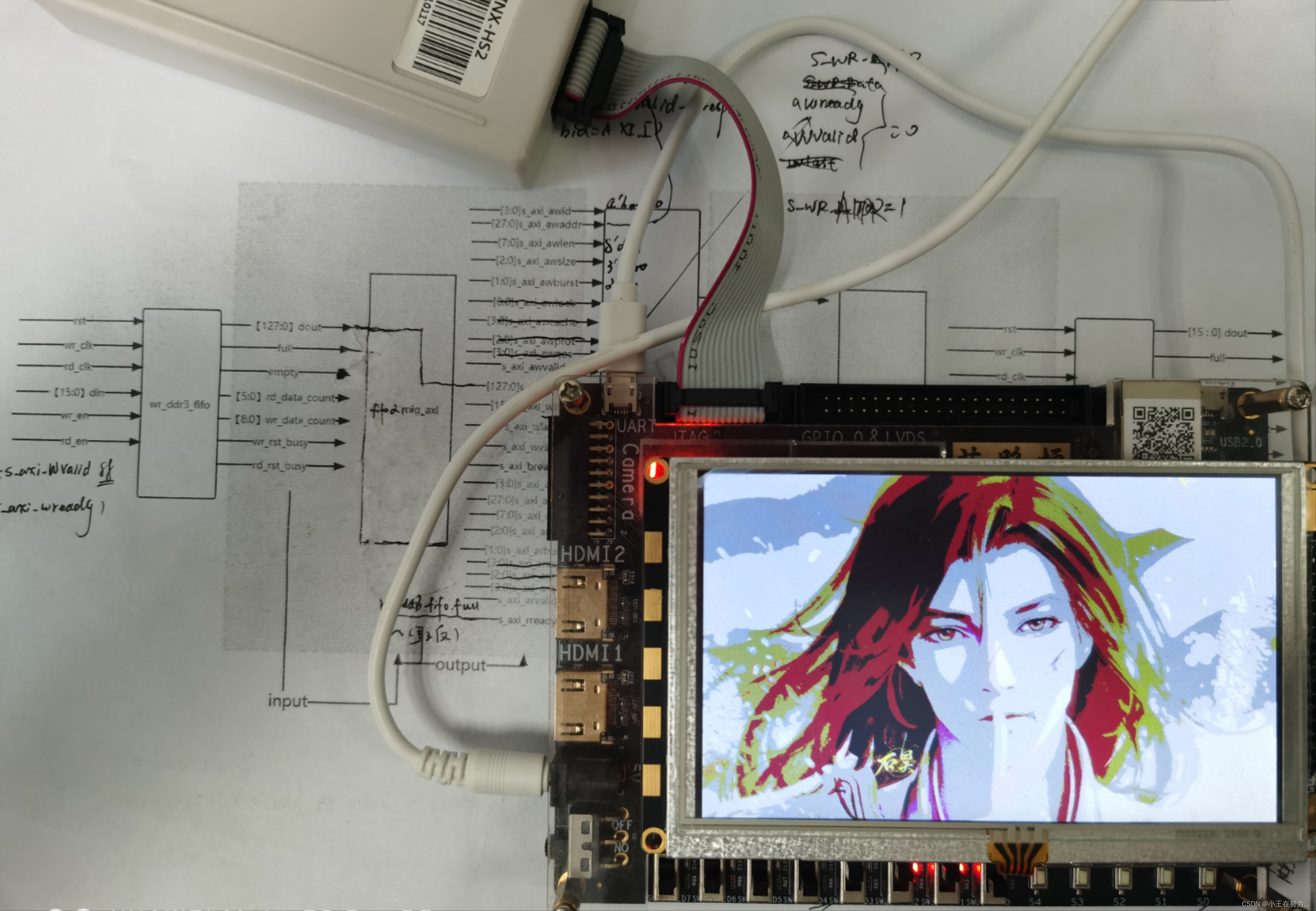 基于 DDR3 的串口传图帧缓存系统设计实现（整体设计）