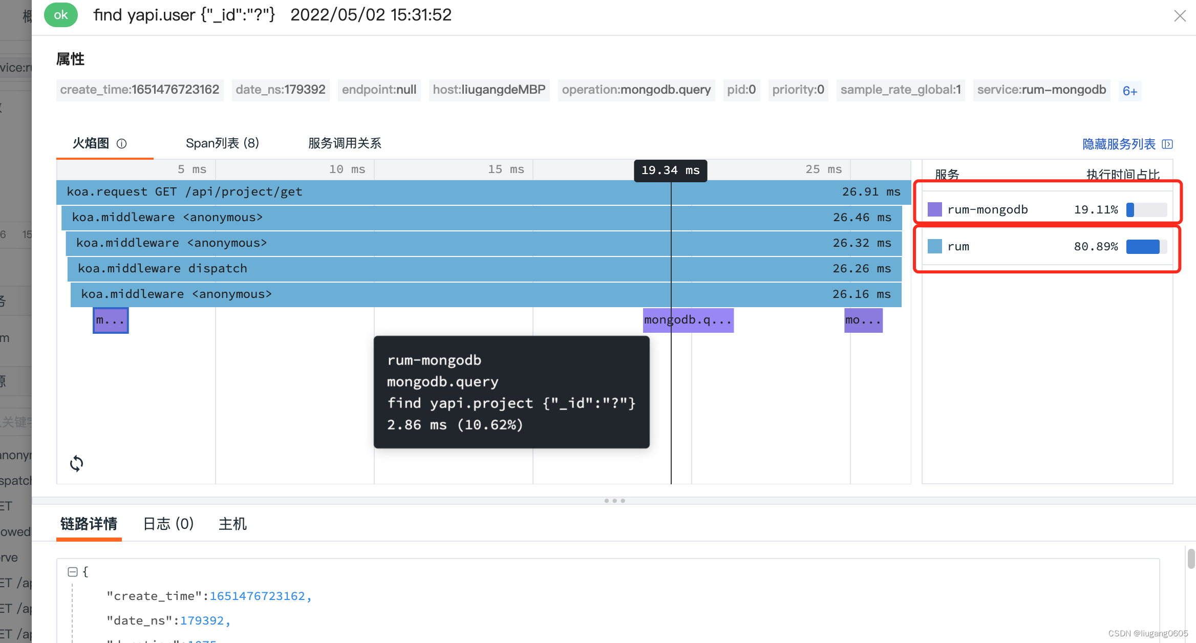 前端全链路服务展示拓扑功能的具体例子