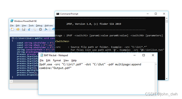 命令行 PDF 转换器:::fCoder 2PDF_pdf 命令行工具-CSDN博客