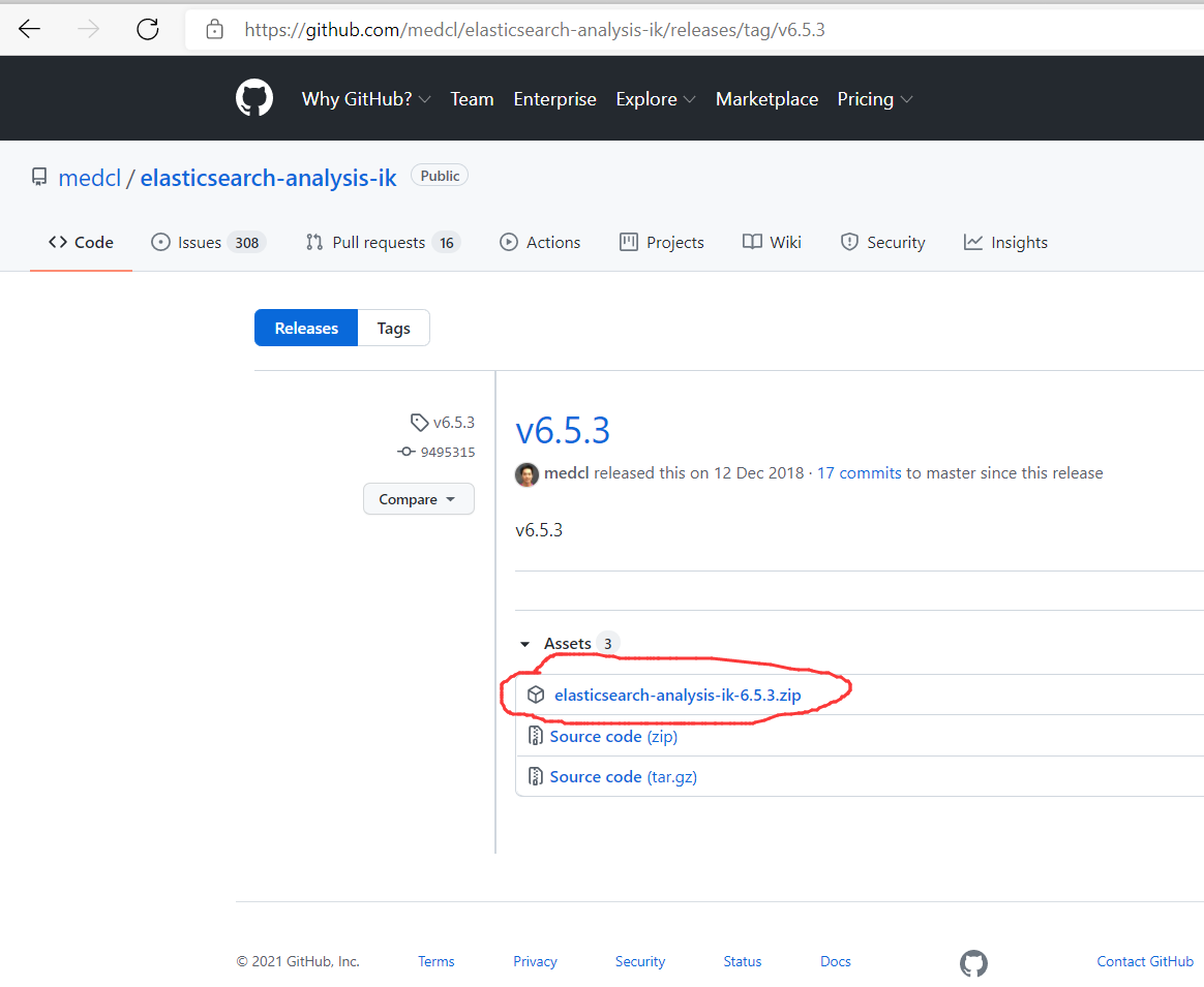 Could not load plugin descriptor for plugin directory [elasticsearch-analysis-ik-6.5.3]