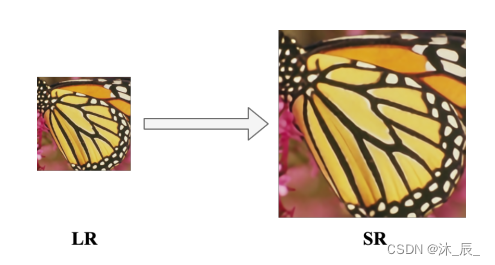 图1所示。SISR旨在从降级的低分辨率(LR)图像重建超分辨率(SR)图像。