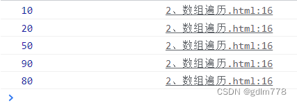 for in遍历