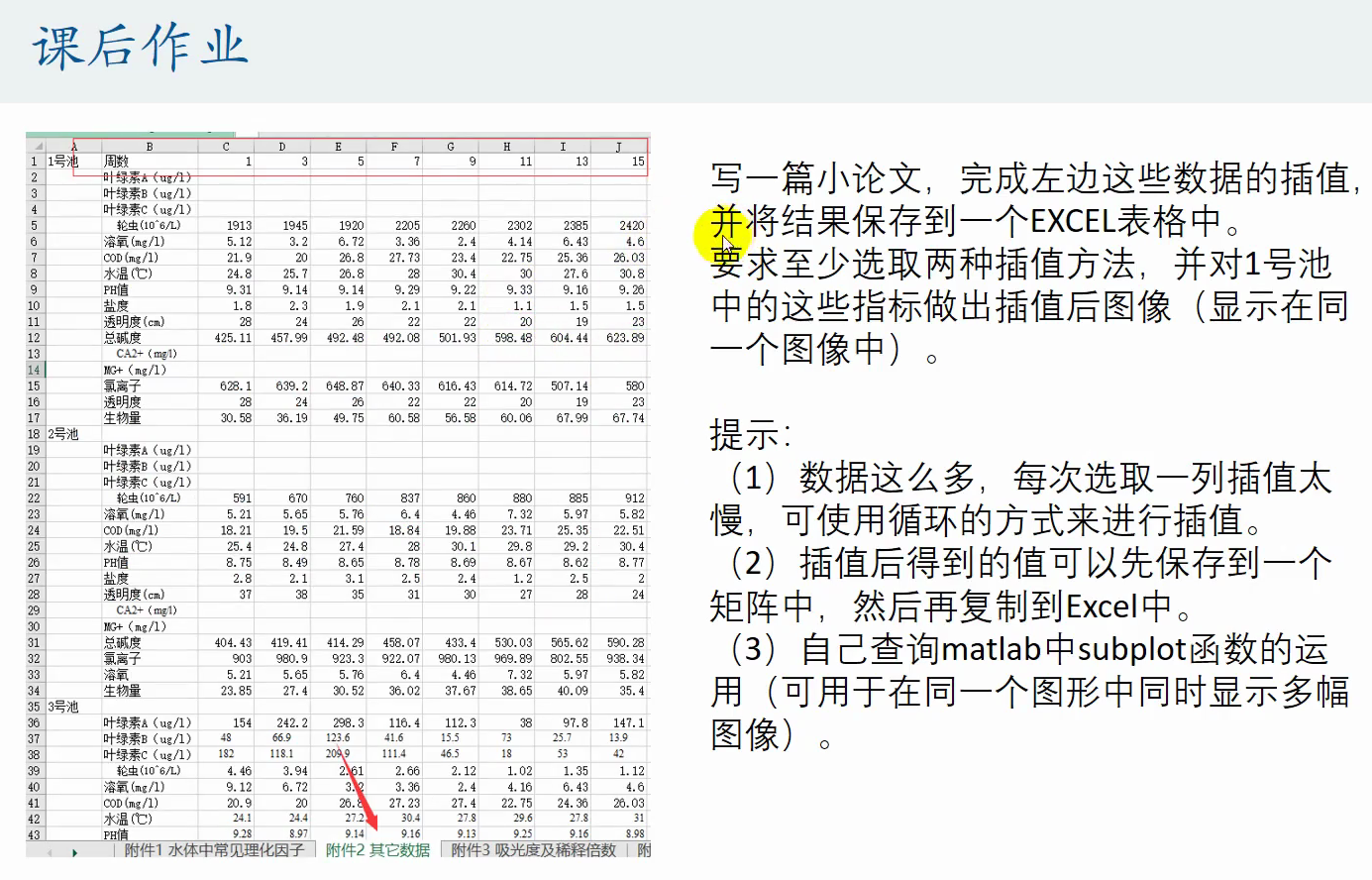 数学建模 插值算法