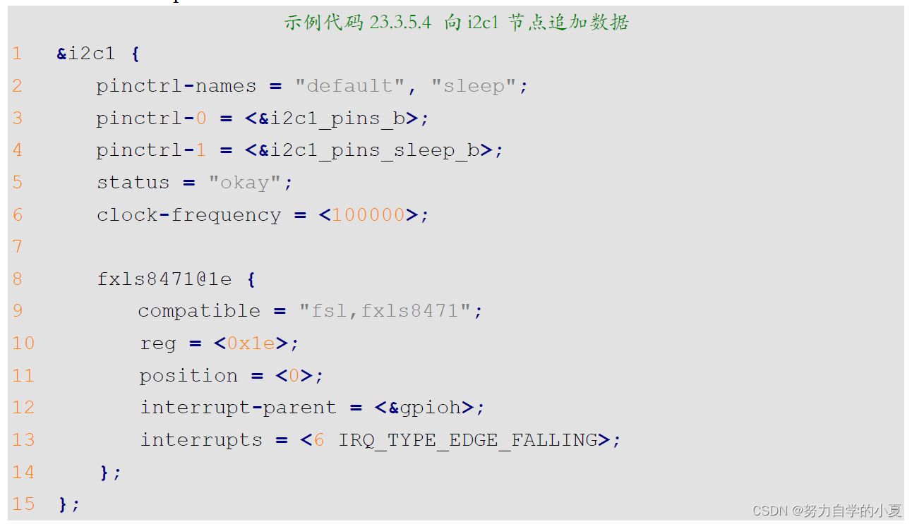 向i2c1节点追加数据