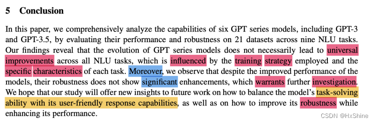 A Comprehensive Capability Analysis of GPT-3 and GPT-3.5 Series Models论文学习