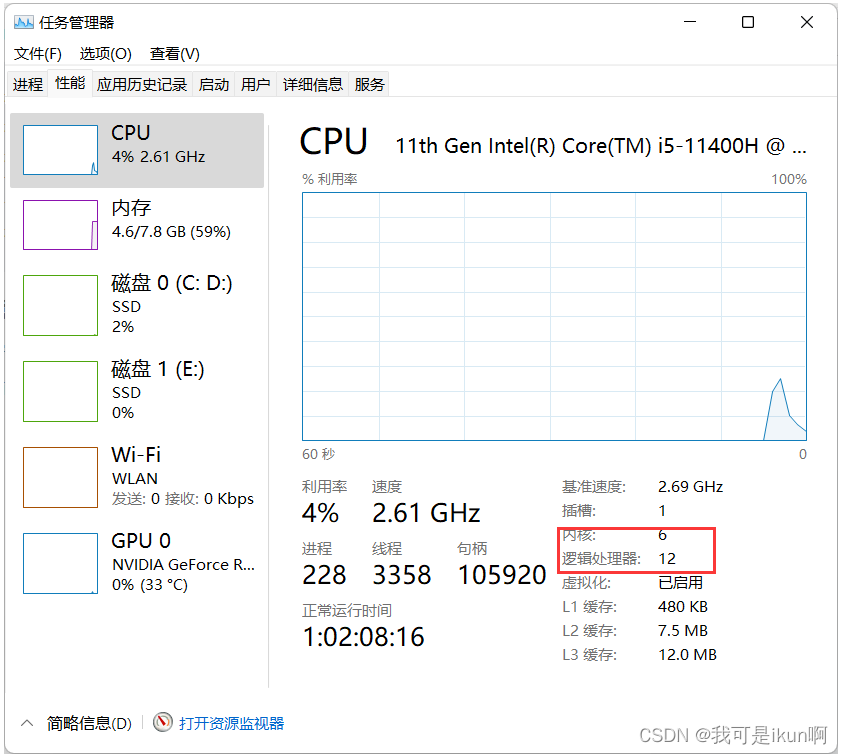 进程  线程