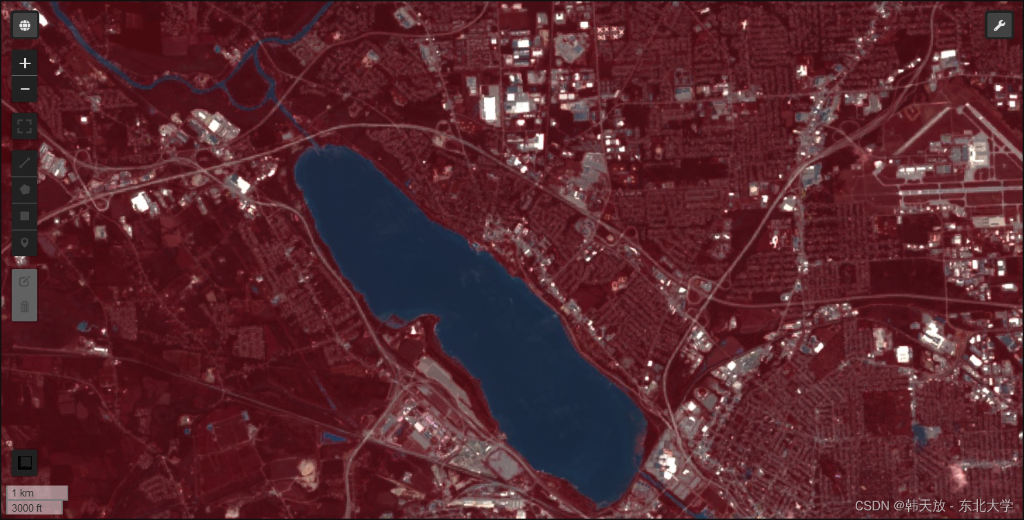 GEEMAP 基本操作（二）如何对 Landsat 进行全色锐化