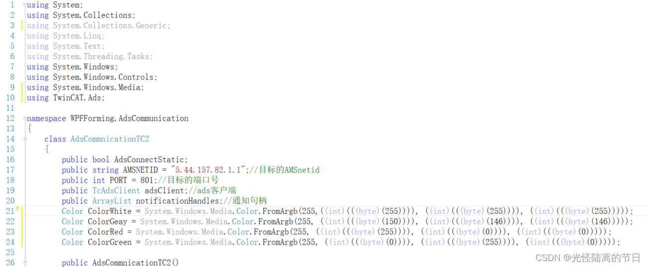 WPF：无法将类型 System.Drawing.Color 隐式转换为 System.Drawing.Brush_无法从“system
