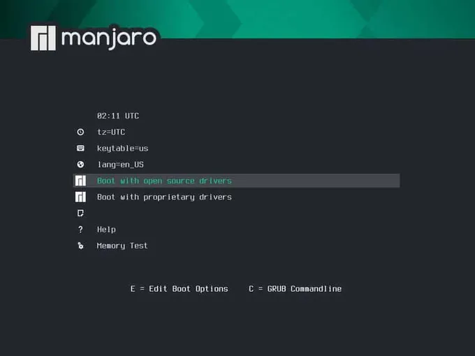 Choose-Boot-with-opensource-drivers
