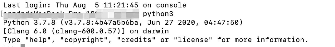 python安装教程（mac版）