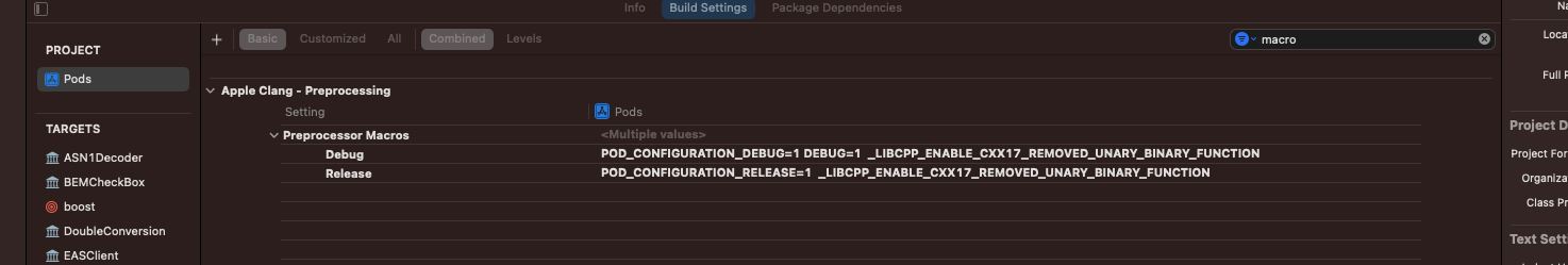 iOS报错命名空间“std”中的“unary_function”