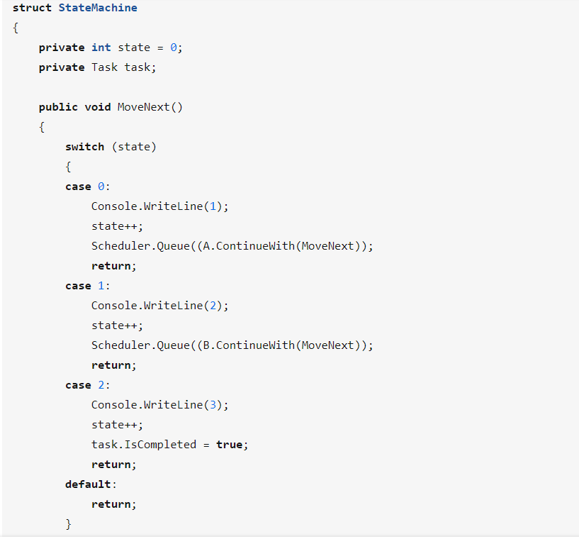 C# 的 async/await 其实是stackless coroutine