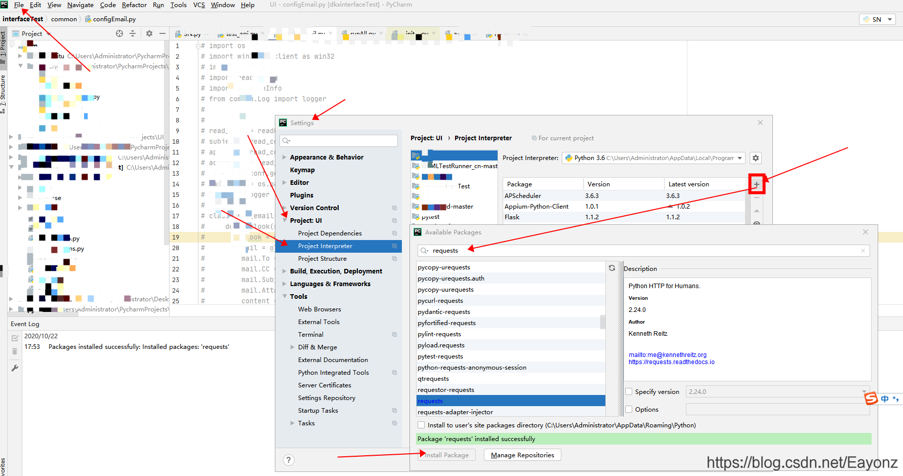 python+requests实现接口测试的完整步骤_自动化测试