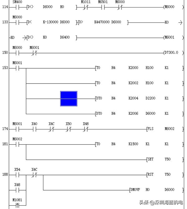 三菱5uplc伺服电机指令_三菱PLC伺服实例程序分析应用_weixin_39627699的博客-CSDN博客
