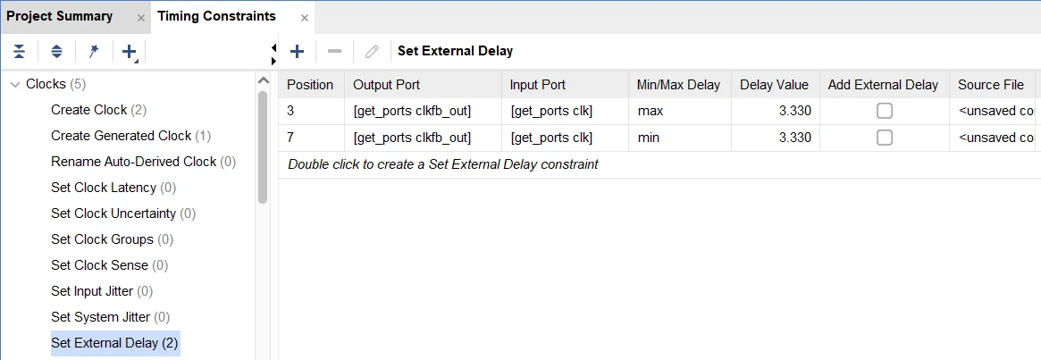 FPGA设计时序约束十四、Set_External_Delay