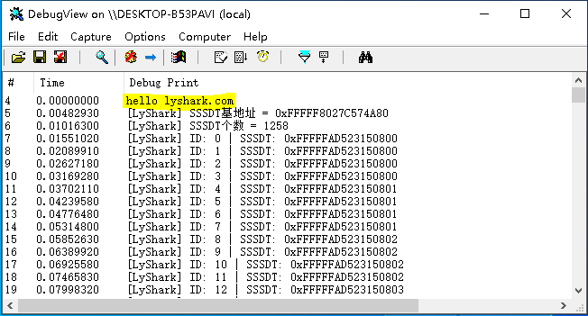 6.2 Windows驱动开发：内核枚举SSSDT表基址