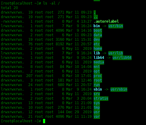 Centos8中恢复根目录为默认权限Centos8中恢复根目录为默认权限