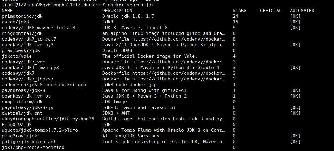 Docker安装各种组件