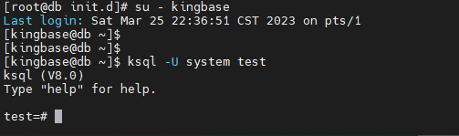 centos安装kingbase(人大进仓)数据库