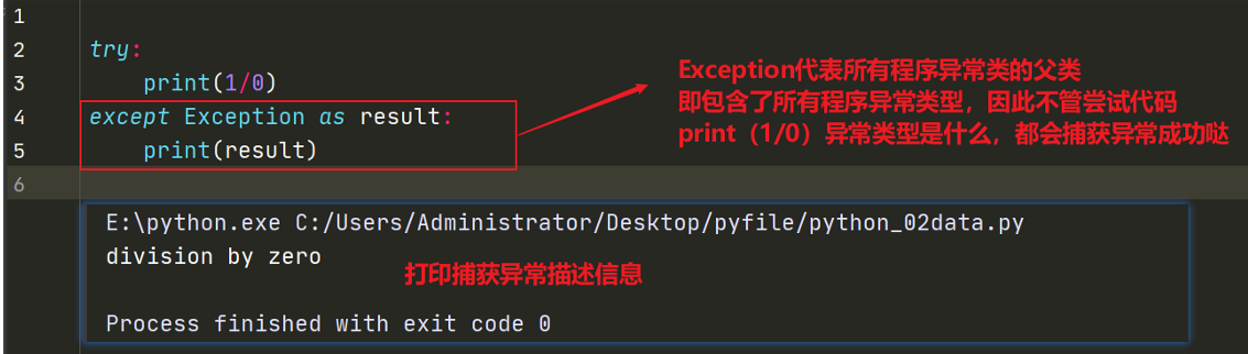 Python中怎么捕获异常及其异常处理等语法 详细 Pythonlamb的博客 Csdn博客