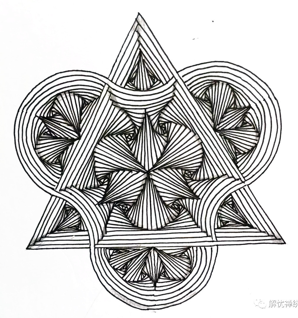 三角形画禅绕画基本图样五悖论