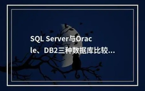 技术选型指南：Oracle、SQL Server还是DB2？